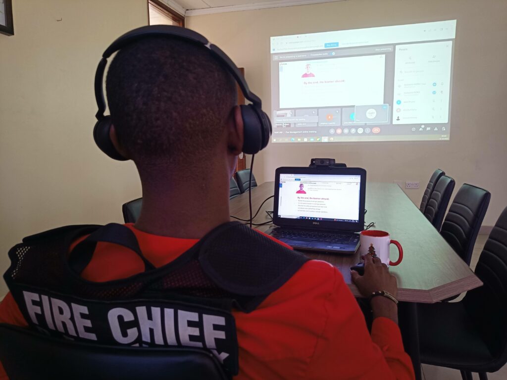 Lev 3 Online training for Kenyan firefighters